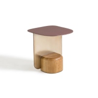 Стол Диванный с покрытием из линолеума Dorius единый размер красный AM.PM  фото, kupilegko.ru